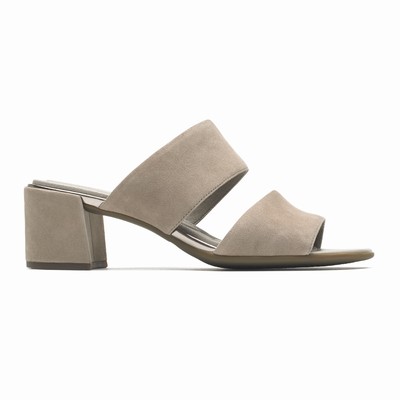 Sandálias Rockport Total Motion Alaina Double Band Mulher Cinzentas PT-57094